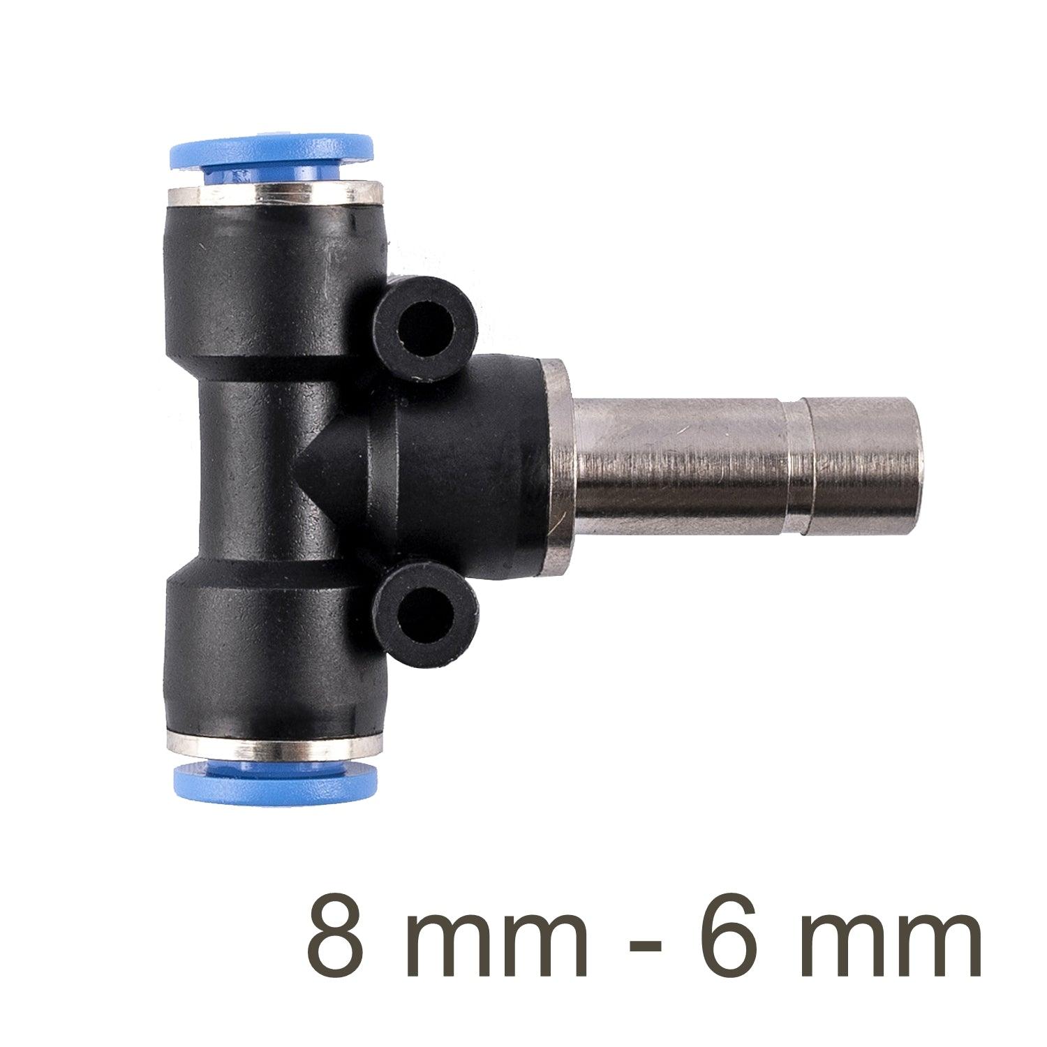 Red. Insert T Joint Pu 8 Mm 6 Mm - Livestainable.co.za