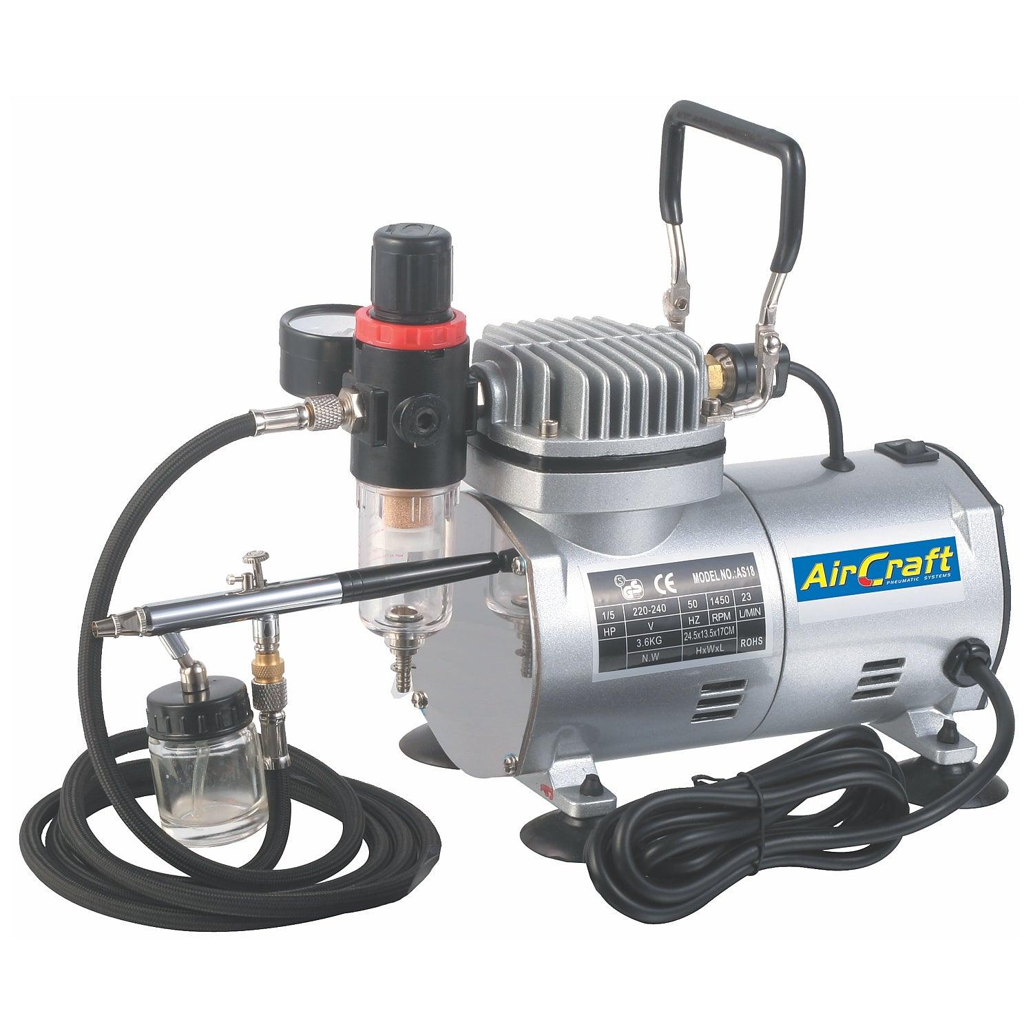 Compressor With Airbrush Kit And Hose - Livestainable.co.za