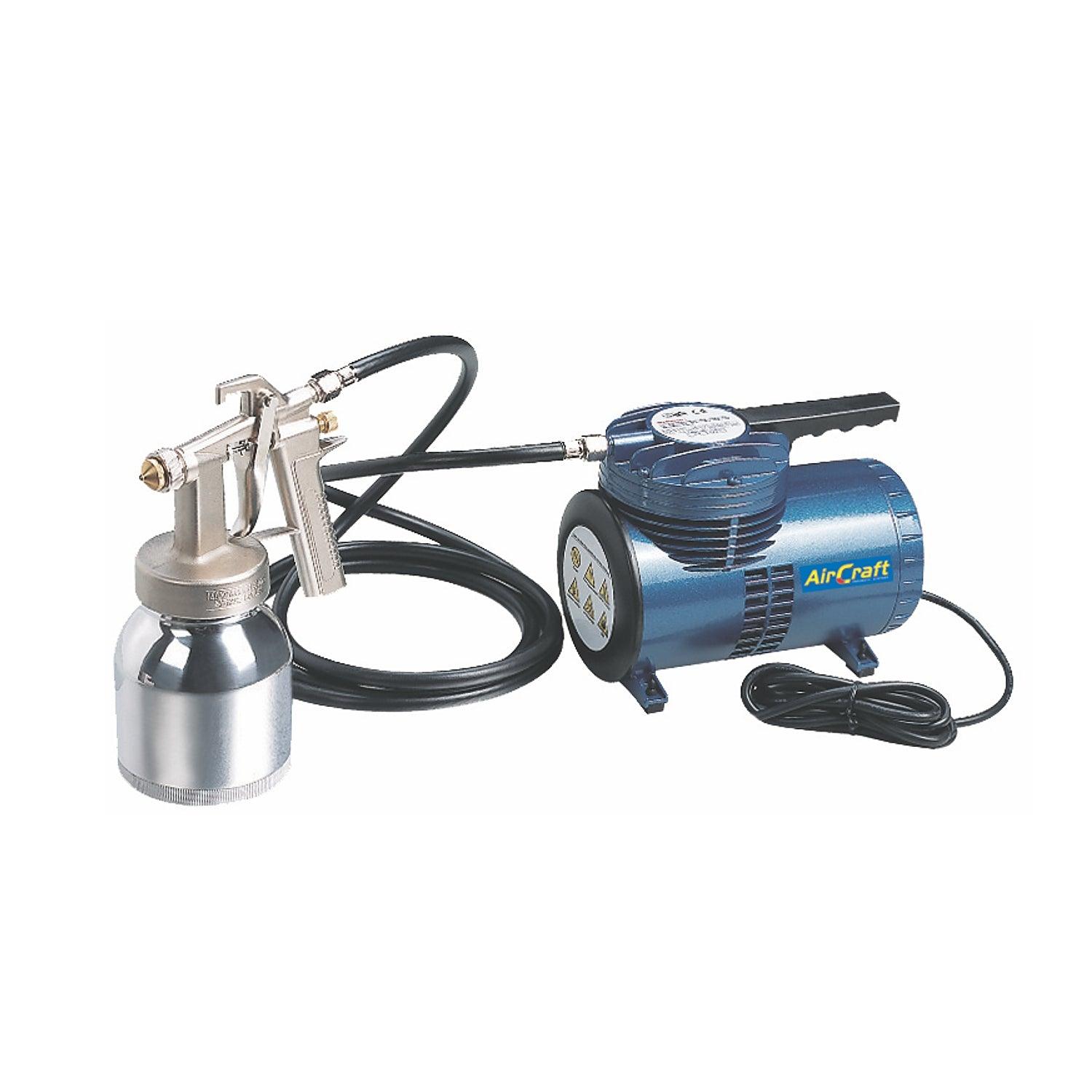 Compressor & Low Pressure Spray Gun Kit With Hose - Livestainable.co.za