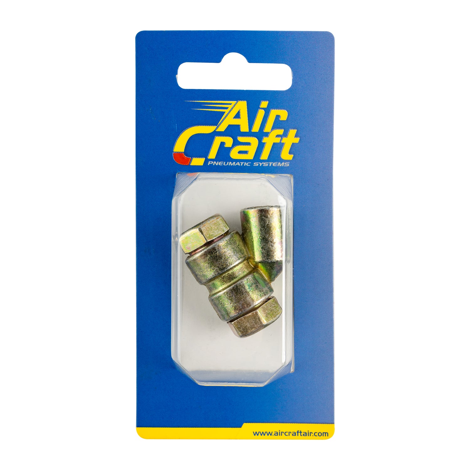 Aircraft Tyre Chuck Dual Head 1/8' 2 Way 1 Pc Carded