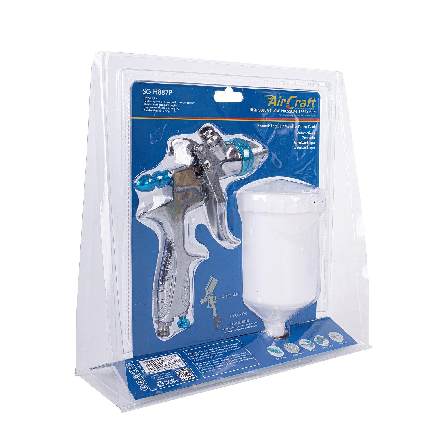 Spray Gun Hvlp 1.4 Mm Nozzle 600 Cc Plastic Blister Pack - Livestainable.co.za