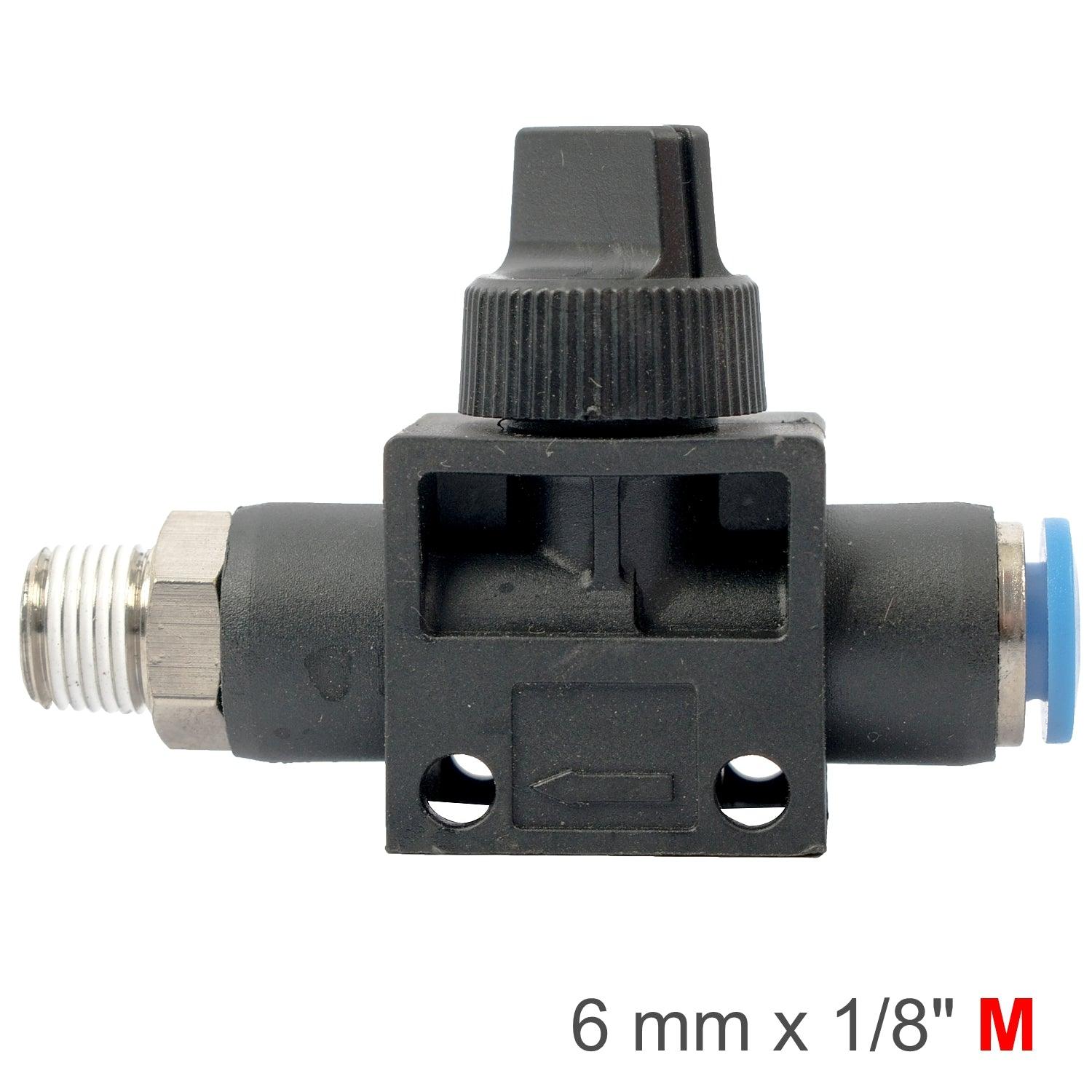 Pu Hose Fitting Valve 6 Mm X 1/8'm - Livestainable.co.za