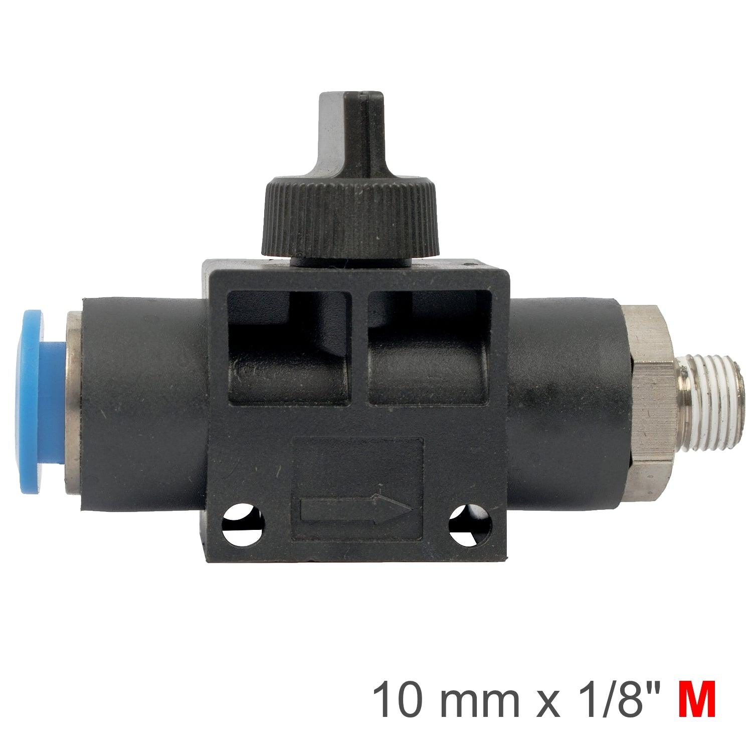 Pu Hose Fitting Valve 10 Mm X 1/8'm - Livestainable.co.za