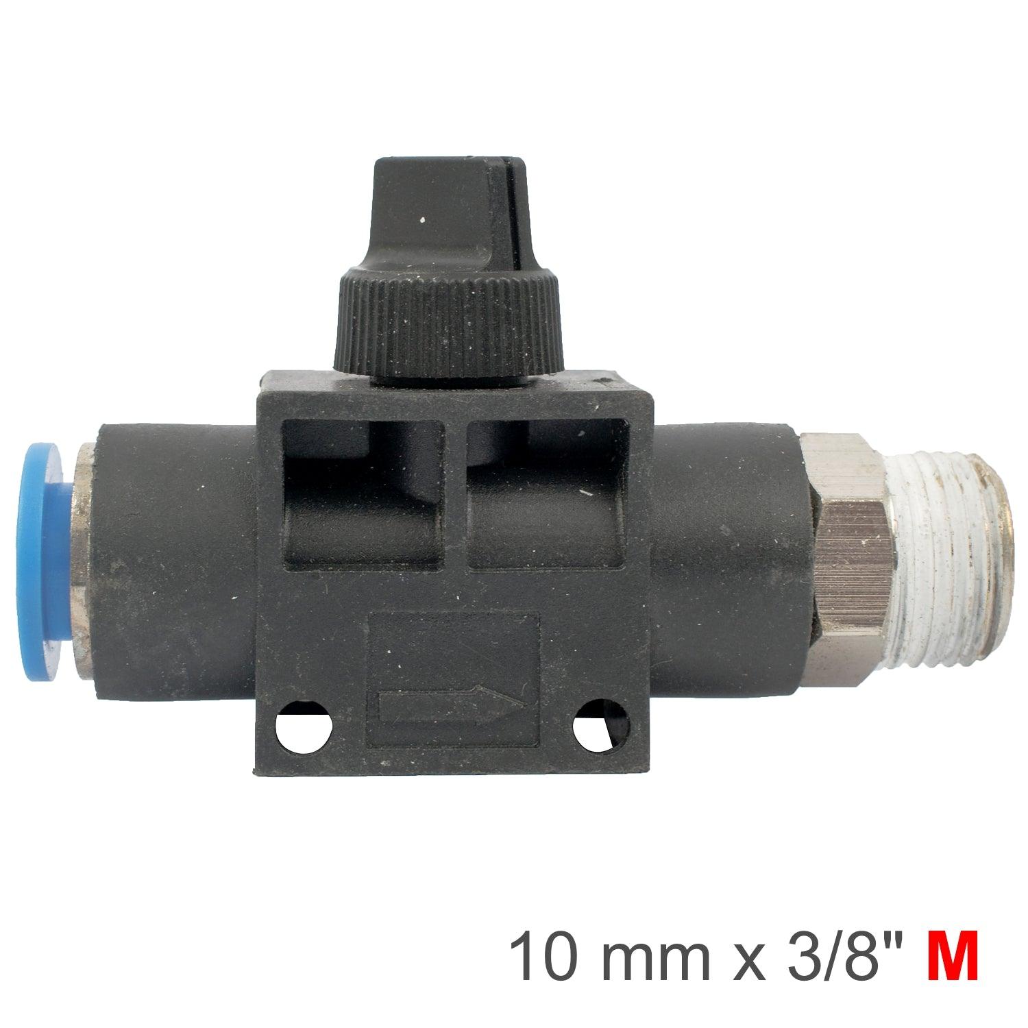 Pu Hose Fitting Valve 10 Mm X 3/8'm - Livestainable.co.za