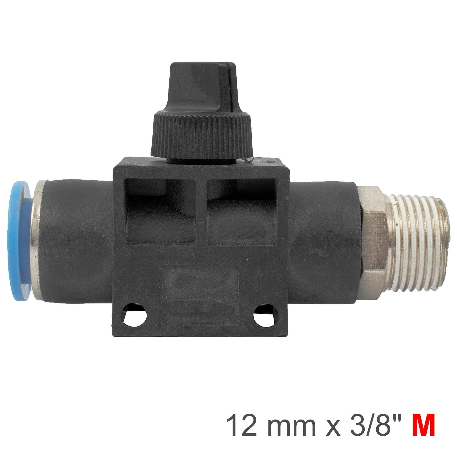 Pu Hose Fitting Valve 12 Mm X 3/8'm - Livestainable.co.za