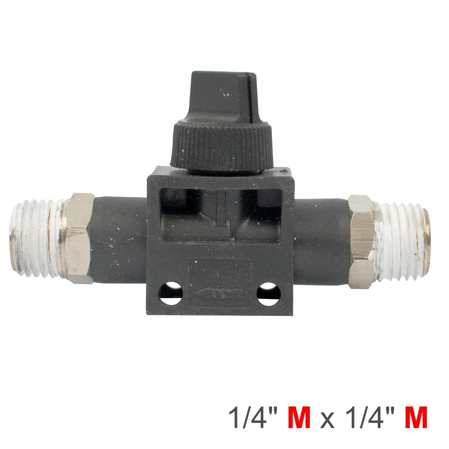 Pu Hose Fitting Valve 1/4'm X 1/4'm - Livestainable.co.za