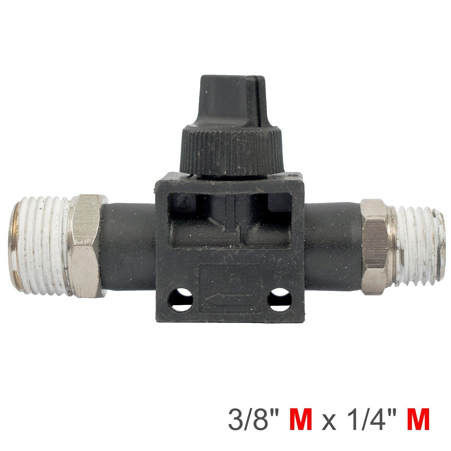 Pu Hose Fitting Valve 3/8'm X 1/4'm - Livestainable.co.za