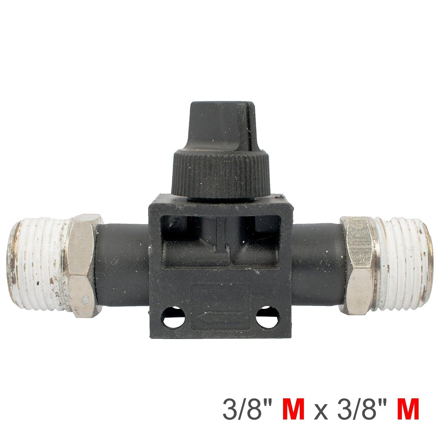 Pu Hose Fitting Valve 3/8'm X 3/8'm - Livestainable.co.za