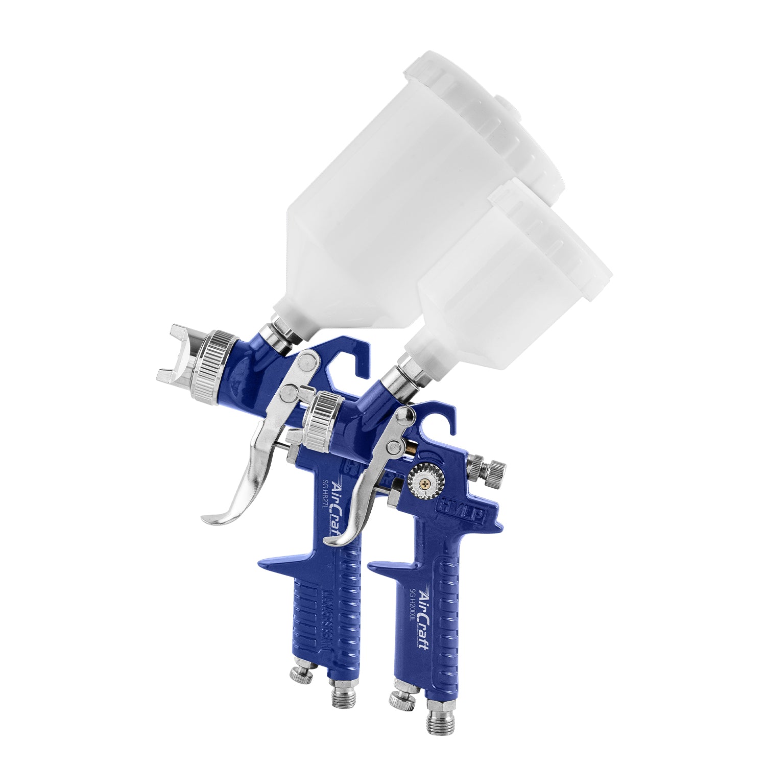 Aircraft Spray Gun Gravity Hvlp Sg H827 & Mini Sg H2000 Combo Box