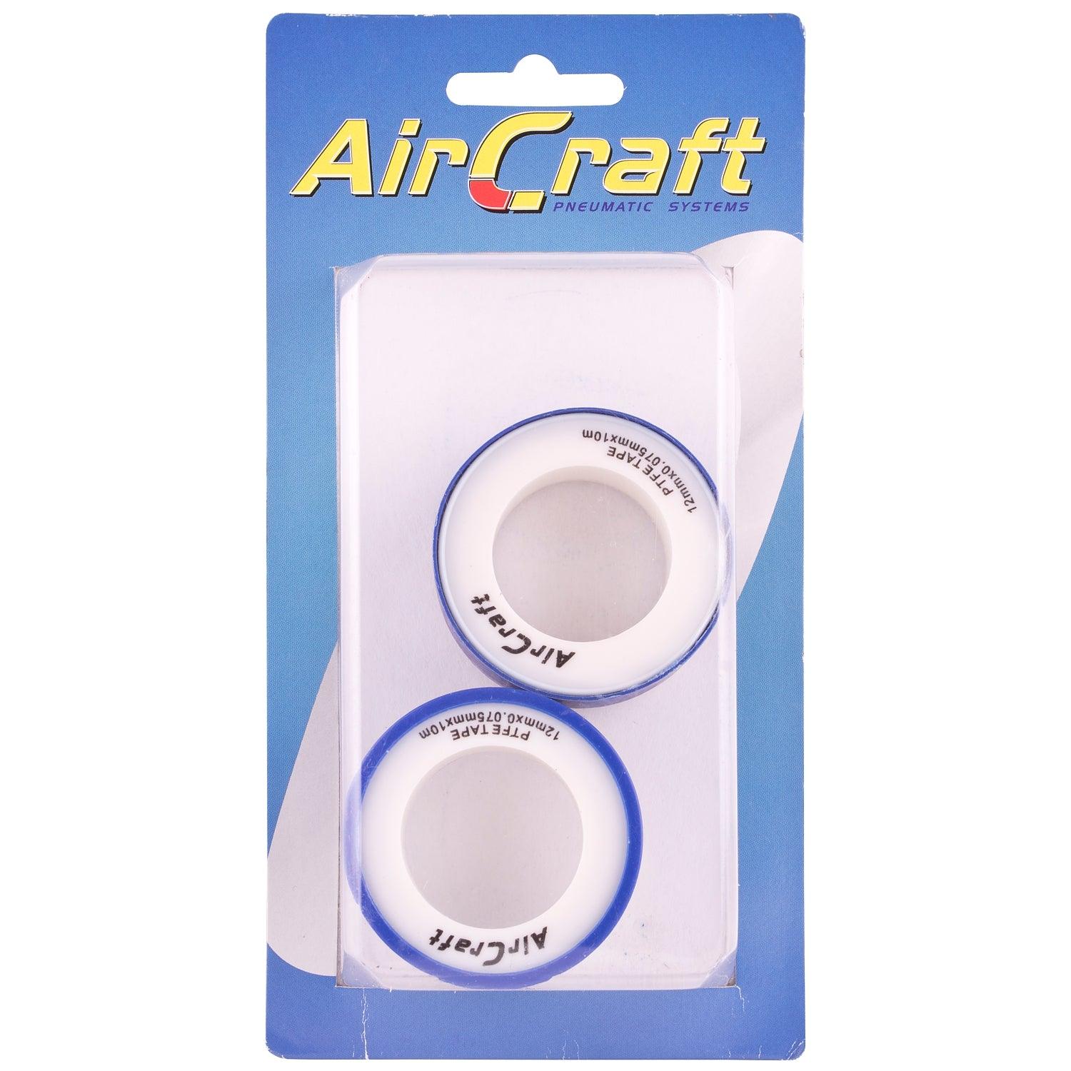 Ptfe Tape 12 Mmx0.075 Mmx10 M Roll 2 Pce Blister - Livestainable.co.za