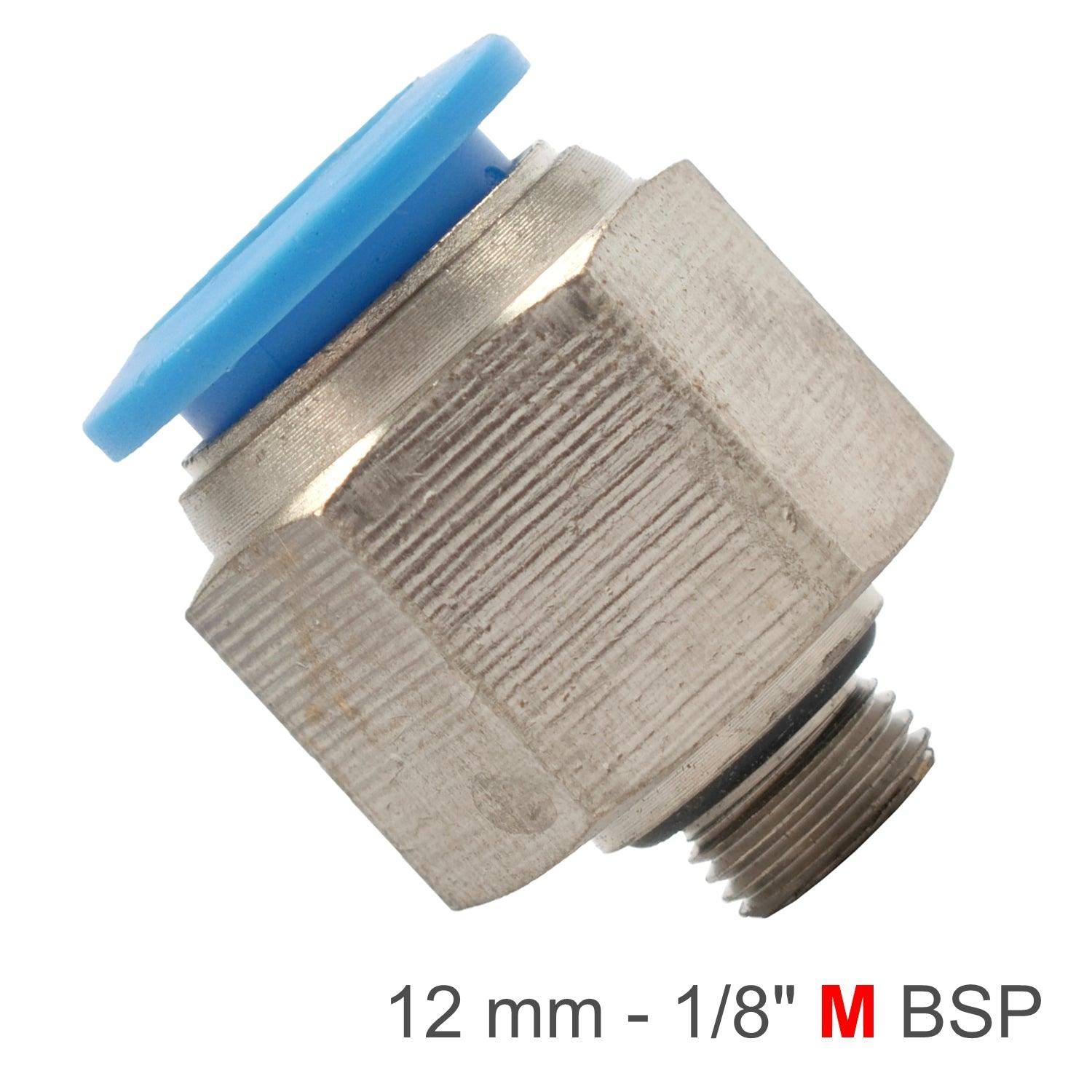 Pu Fitting Str. Stud W/O Ring 12 Mm 1/8' M - Livestainable.co.za