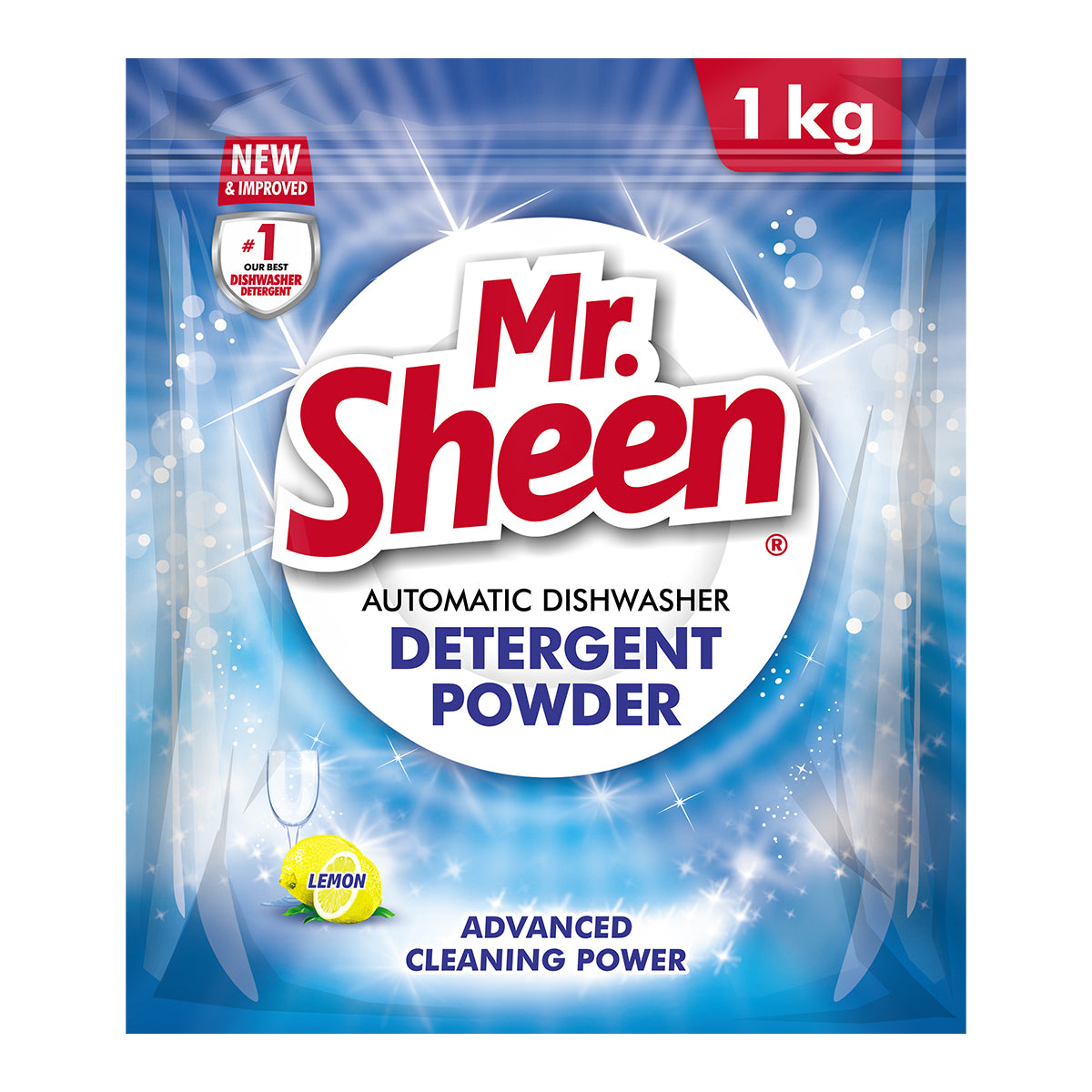Mr Sheen Dishwasher Automatic Powder Lemon 1 Kg