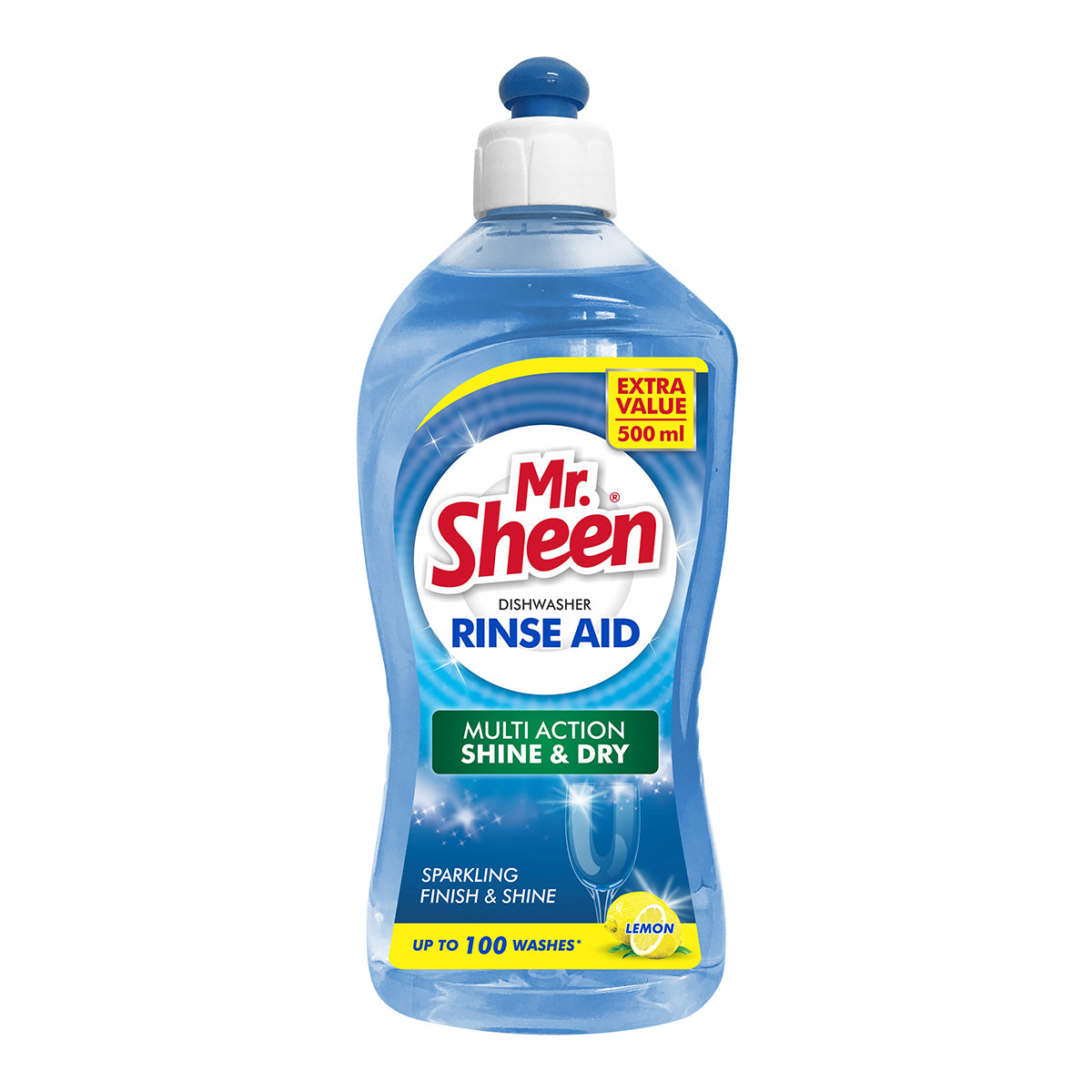 Mr Sheen Dishwasher Automatic Rins Aid Lem 500 Ml