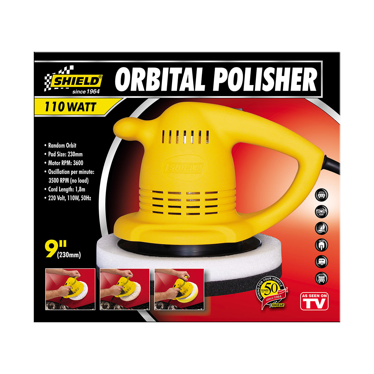Shield Orbital Polisher 110 Watt Shp1