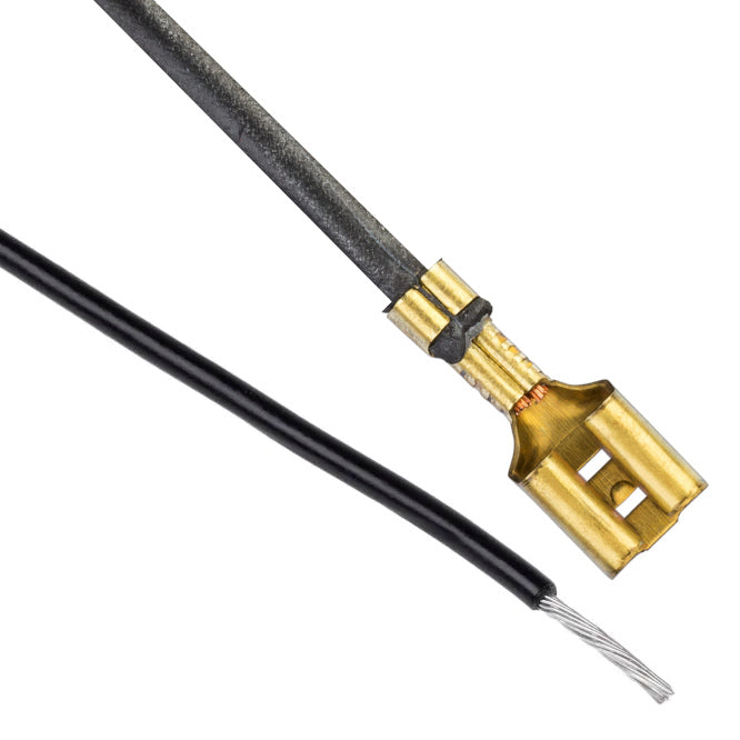 Wire M/S Csa=2.5 Od=3.3 Push On Terminal End Black Siaf2.5 Bk