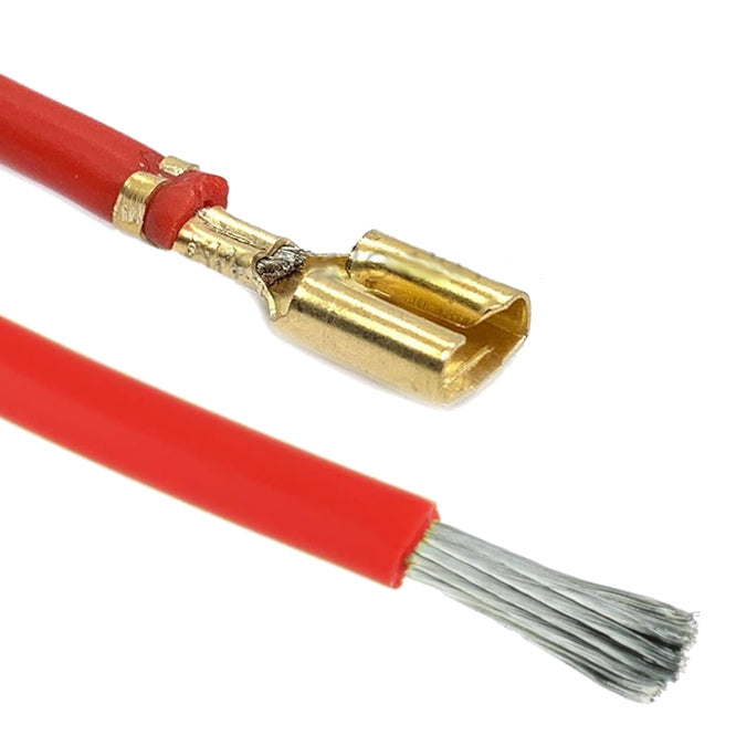 Wire M/S Csa=2.5 Od=3.3 Push On Terminal End Red Siaf2.5 Rd