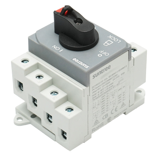 Isolator Switch D4 S 32 A 1000 V Dc Din Rail Dc Siso 32 P4 B Dc 32