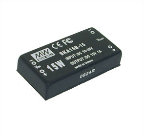 Dc Dc Converter Dip In=12 Vdc Out=15 Vdc 1 A 15 W Ska15 A 15