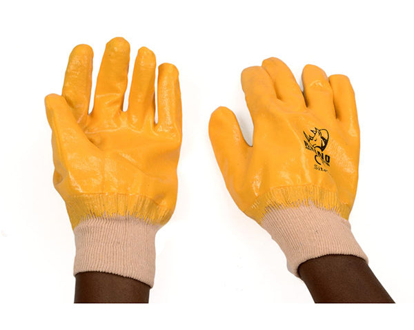 Skudo Gloves Fully Dipped Knitted Wrist