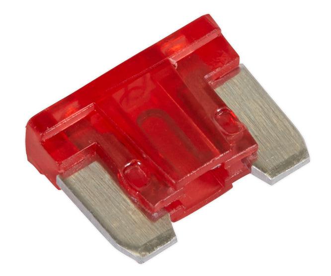 Automotive Low Profile Mini Blade Fuse Short Legs 10 A Red 240499 - Livestainable.co.za