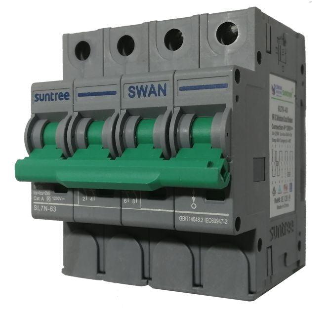 Dc Circuit Breaker Din 6 A 4 P Dc Sl7 63 N 406 - Livestainable.co.za