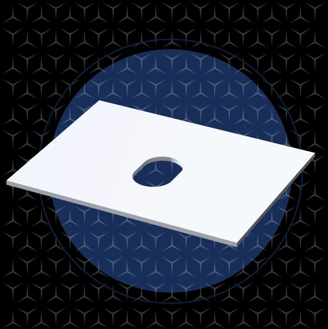 Lecico 600 White Slab Top