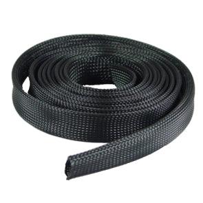 Braided Sleeving Flat20 Exp Od=40mm Debulk Pet20 Bk / 181408 - Livestainable.co.za