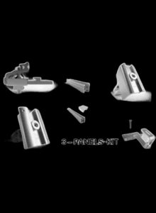 Schletter Pro Tile Roof 3 Panels Long Rail Mounting Kit