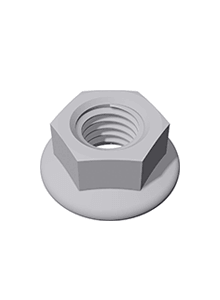 Schletter Serrated M10 flange nut (100 pack) - Livestainable.co.za