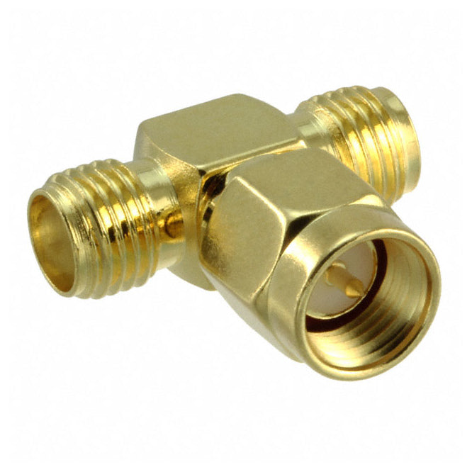 Sma T Piece Adapter Plug And 2 X Socket Sma Kjk