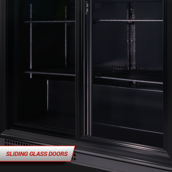 SnoMaster - 300L Under-Counter Sliding Door Beverage Cooler