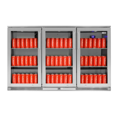 SnoMaster - 300L Under-Counter Beverage Cooler - Stainless Steel