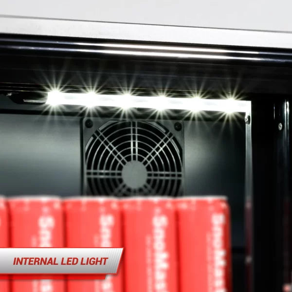 SnoMaster - 200L Under-Counter Sliding Door Beverage Cooler