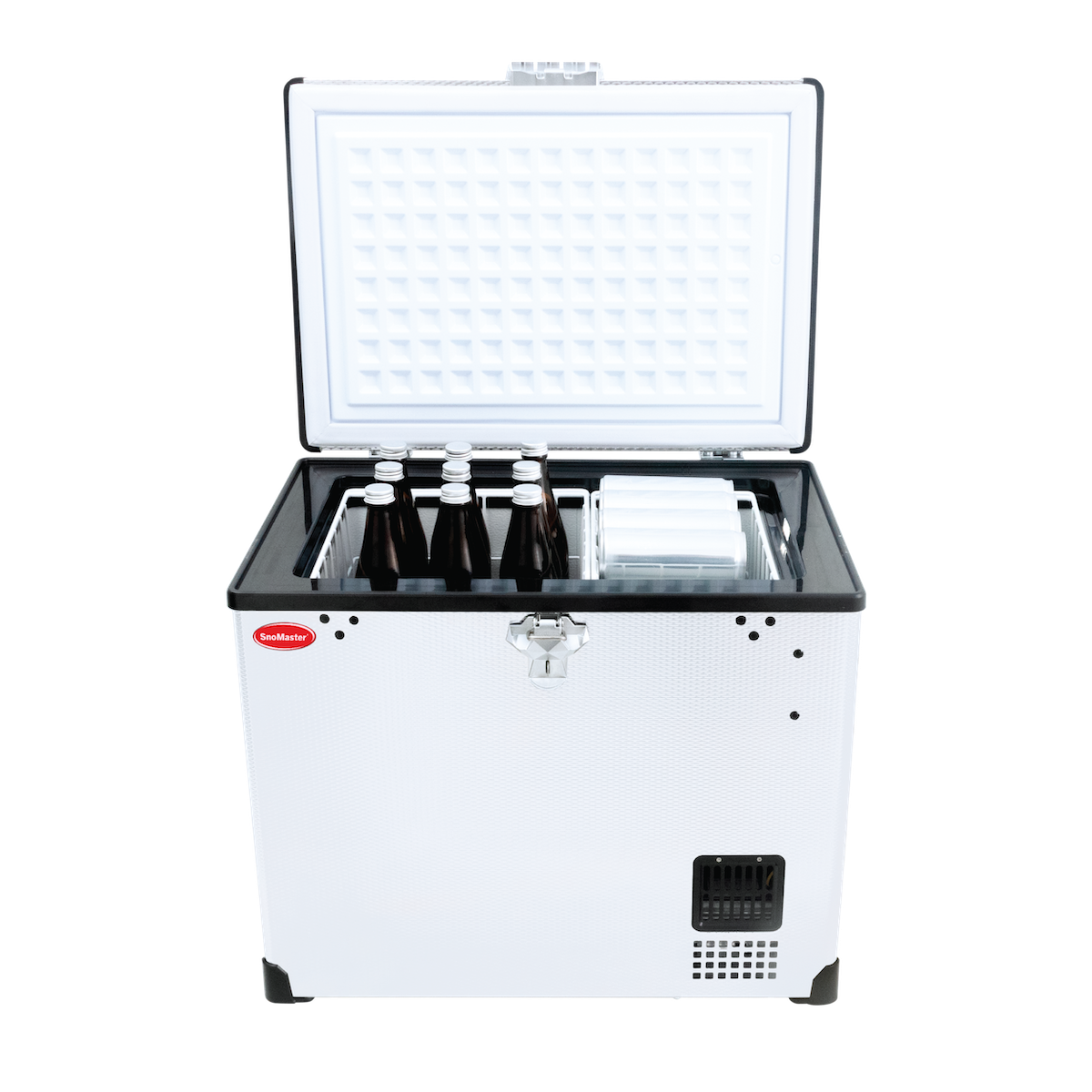 SnoMaster - 40L Single Compartment Portable Fridge/Freezer AC/DC - Stainless Steel (SMDZ-CL40)