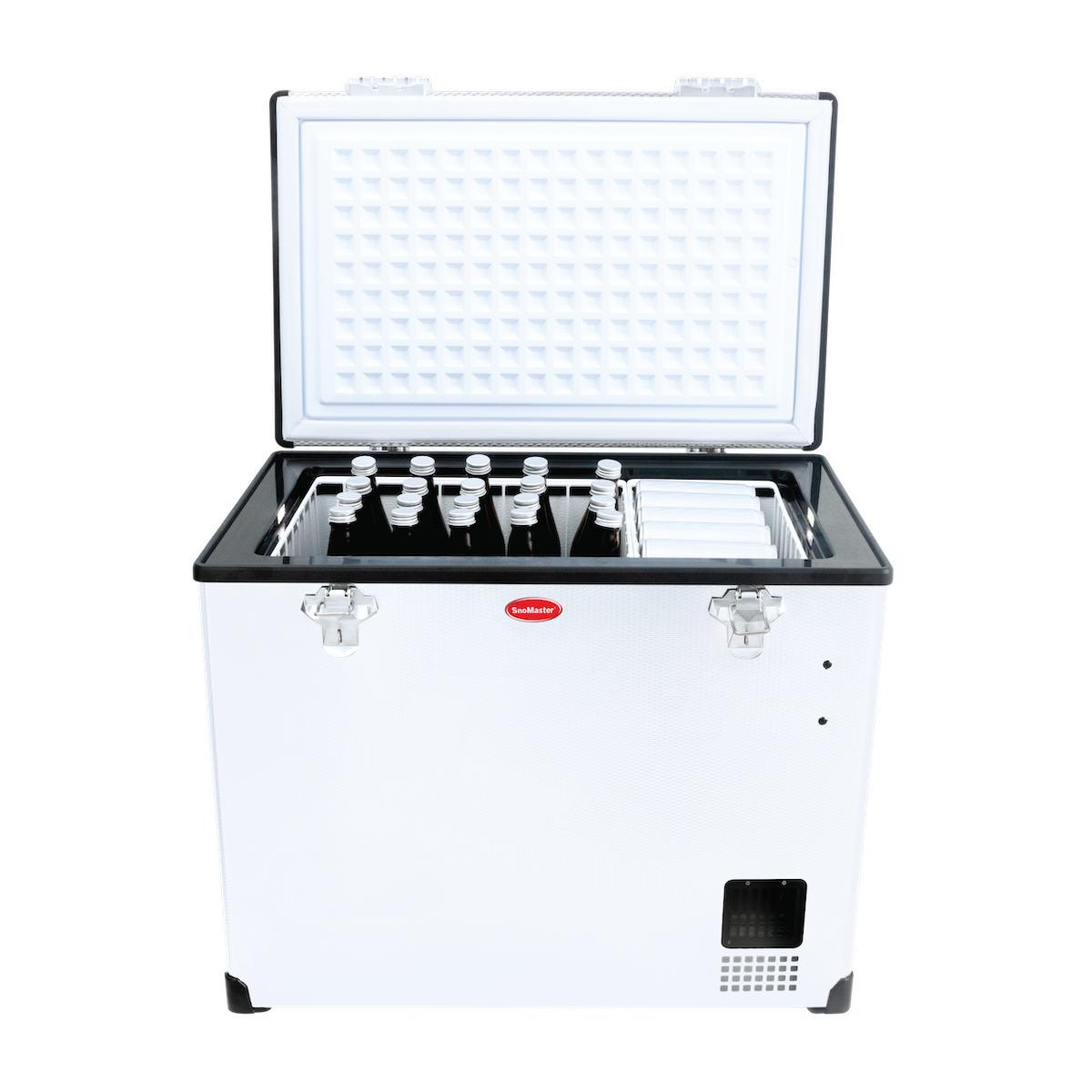 SnoMaster - 60L Single Compartment Portable Fridge/Freezer AC/DC - Stainless Steel (SMDZ-CL60)