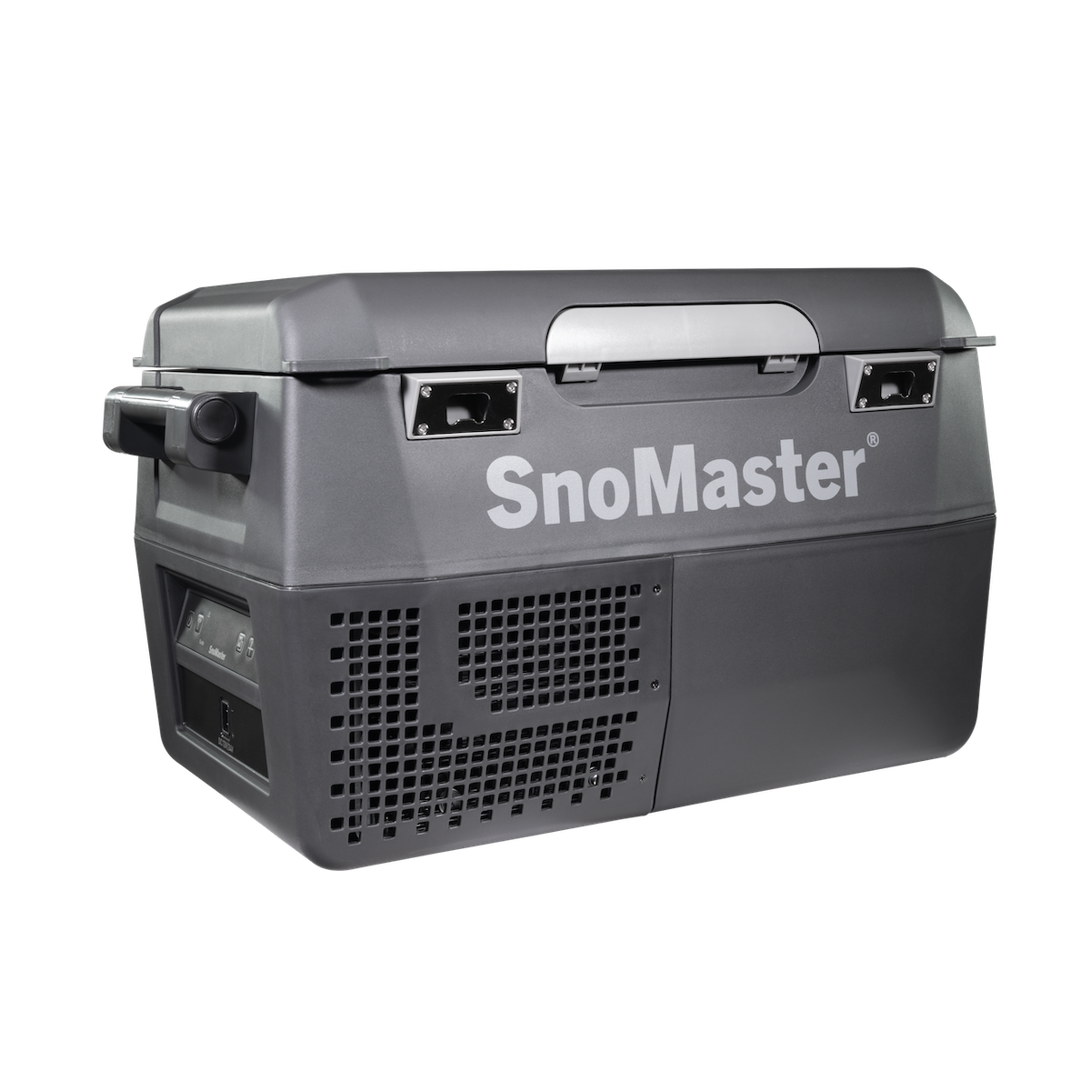 SnoMaster - 25.2L Plastic Portable Fridge/Freezer DC With 220V Power Adapter - Grey