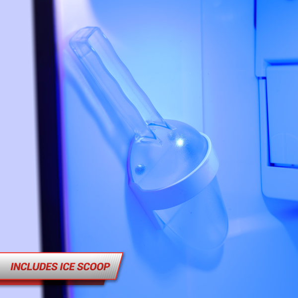 SnoMaster - 30Kg/24Hr Plumbed-In Bullet Type Ice-Maker - Black