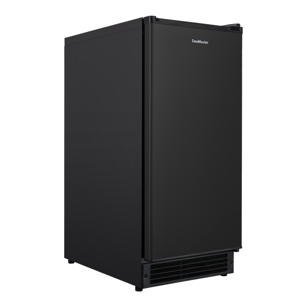 SnoMaster - 30Kg/24Hr Plumbed-In Bullet Type Ice-Maker - Black