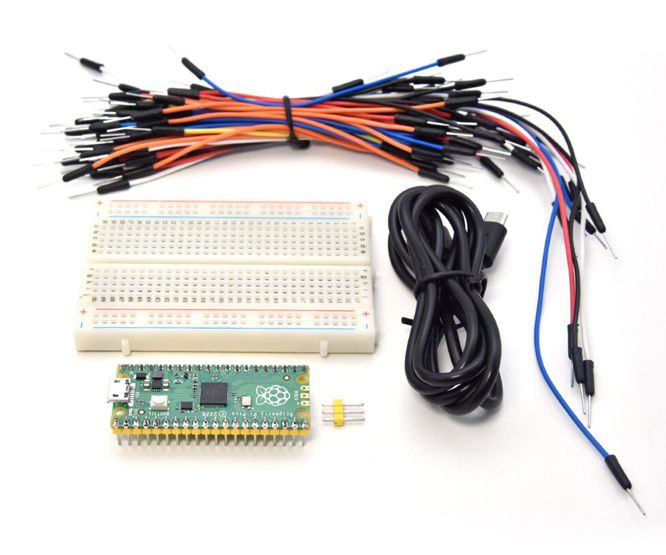 Raspberry Pi Pico Kit Breadboard + Cable/Wires Smp0098