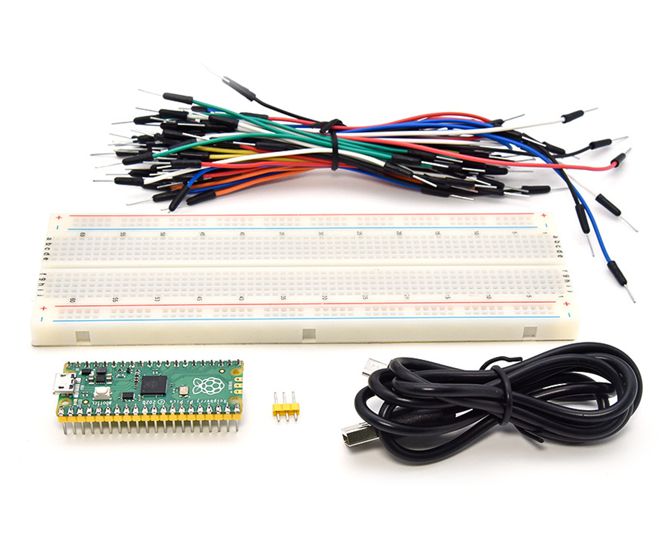 Raspberry Pi Pico Kit Breadboard + Cable/Wires Smp0099