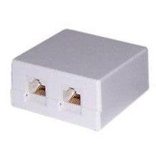 Wall Mount Dual Rj45 Cwhite Network Box Cat6 6 Bx U2 Xa6 - Livestainable.co.za