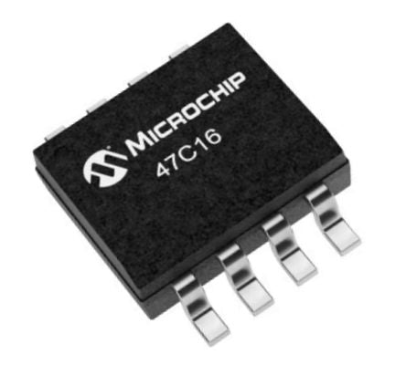 Sram Memory Chip, 16 Kbit Soic8 47 C16 I/Sn