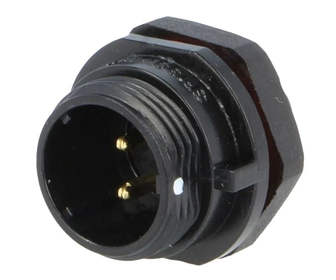 Circular Connector 2 Pin Plug Bayonet Ip65 Sp1312/P2