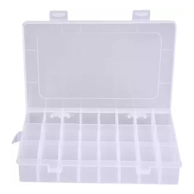 Plastic Enclosure 24 Compartment 200x135x40mm Adj. Sectors Sp77982