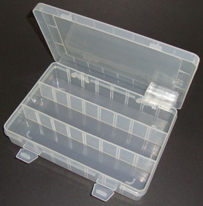 Plastic Enclosure 24 Compartment 250x180x40mm Adj. Sectors Sp77982