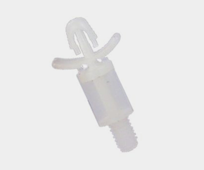 4.75mm Nylon Pcb Spacer Push On M4 Scrw 8.4mm Tba