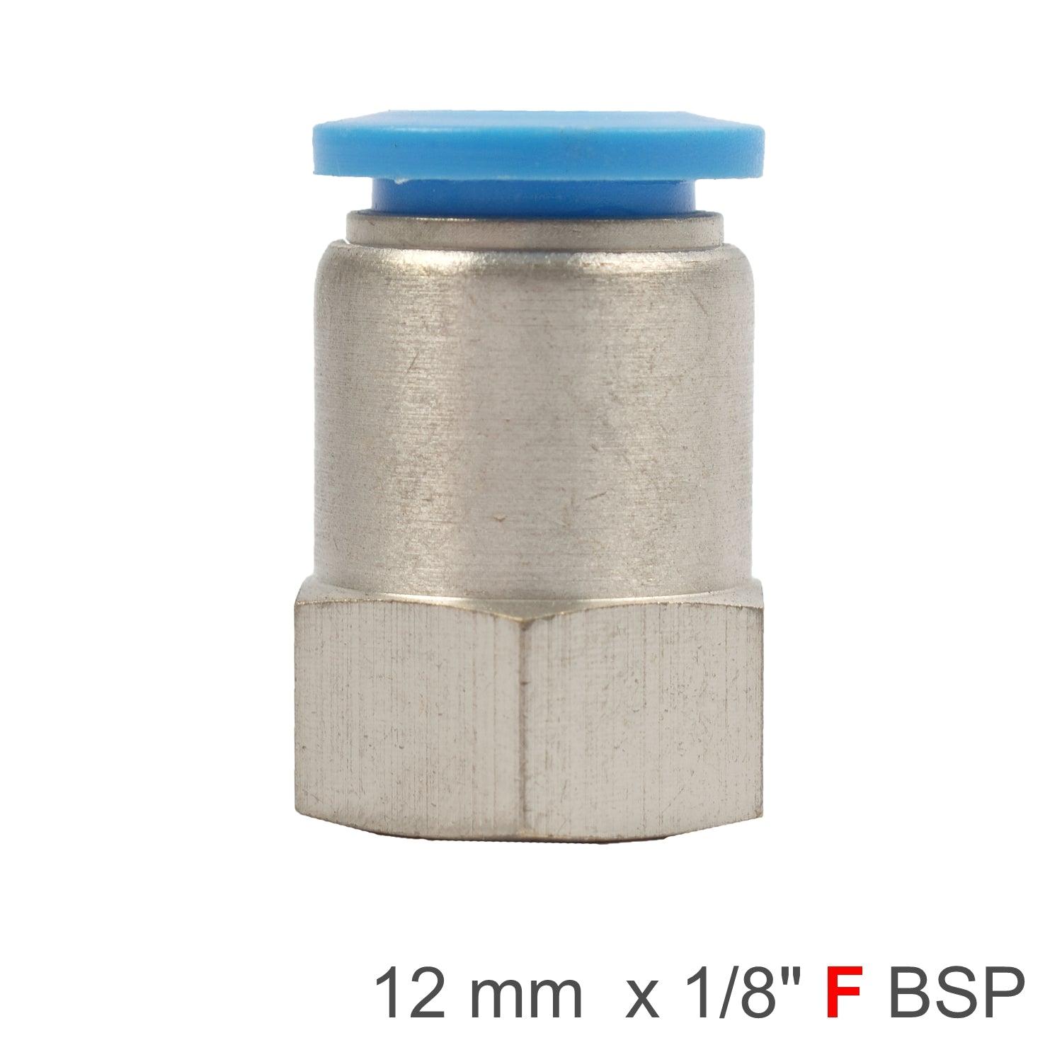 Pu Hose Fitting Straight Stud 12 Mm 1/8 F - Livestainable.co.za