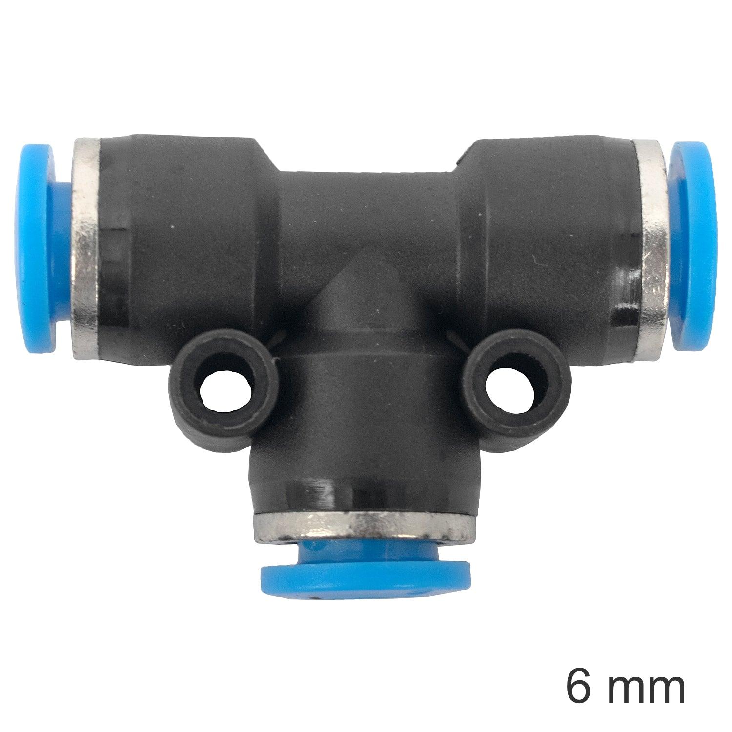 Pu Hose Fitting Tee 6 Mm - Livestainable.co.za