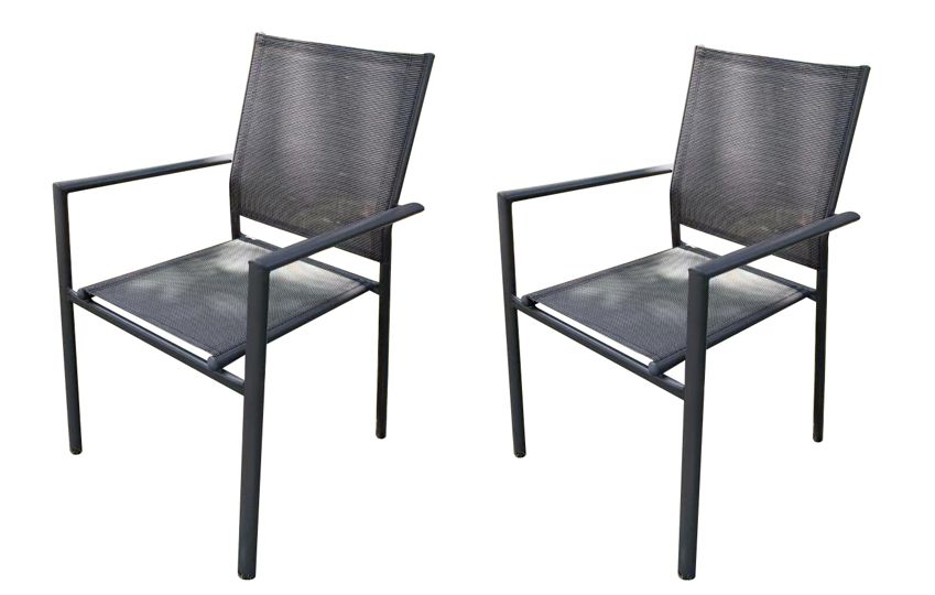 Textilene Patio Dinner Chair 2 Pack
Steel Frame, Tube: 35 X 20 X 0.8mm, 25mm Oval Back Leg
Fabric: 2x1 Textilene