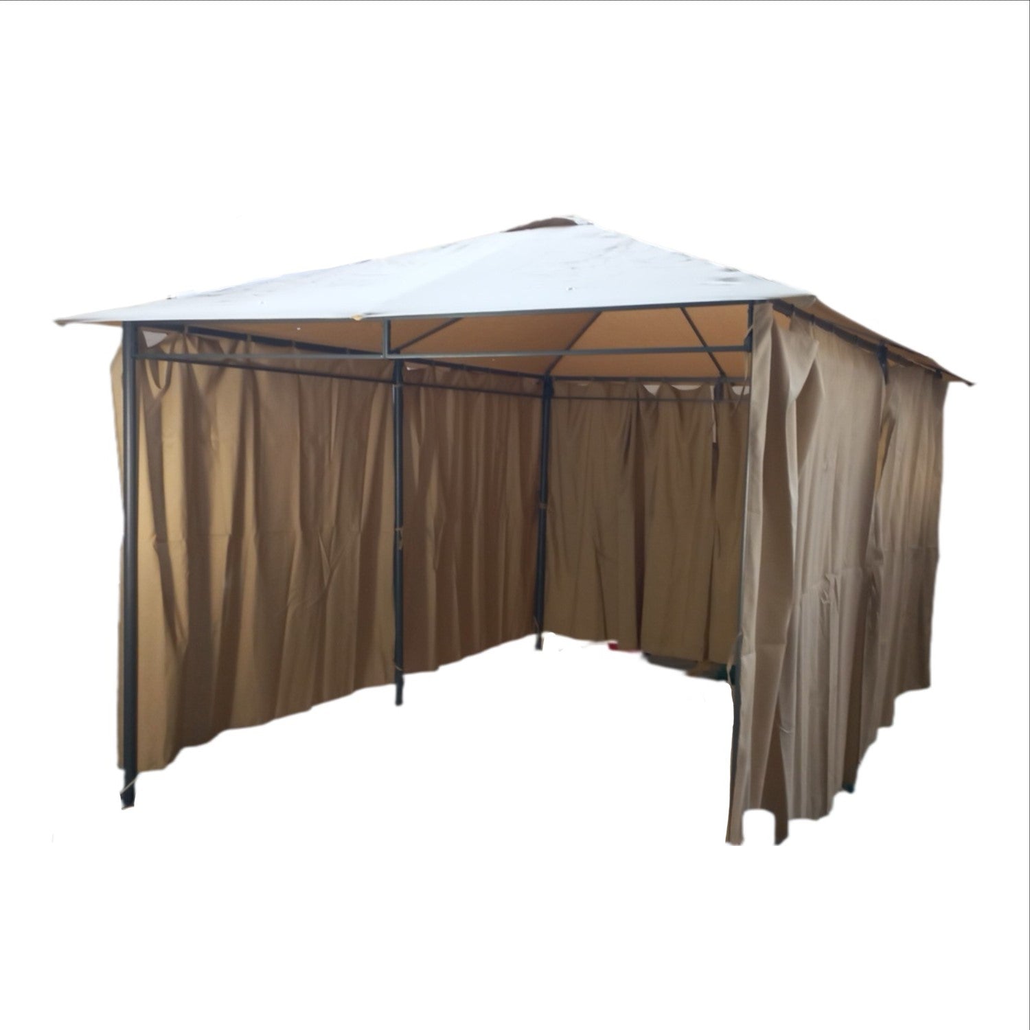 Seagull 3 X4 M Garden Pavillion W/Side Wall Grey